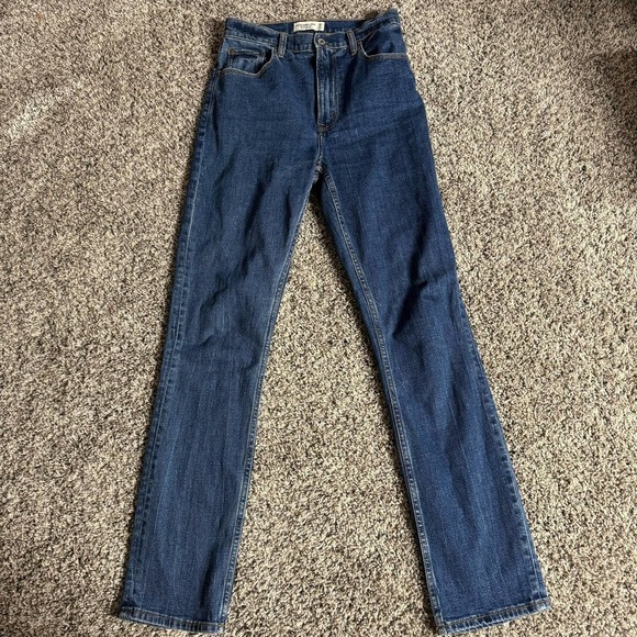 Abercrombie & Fitch Denim - A&F The Slim Straight Ultra High Rise Curve Love Size 2